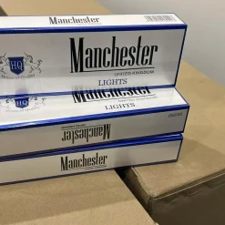 Manchester light cigarettes carton at Aussie Smokes