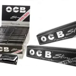 Ocb rolling papers black king size premium 32 counts plus filters at Aussie Smokes