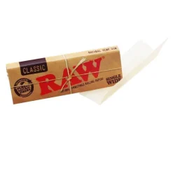 Raw classic rolling paper single wide 50 leaves at Aussie Smokes