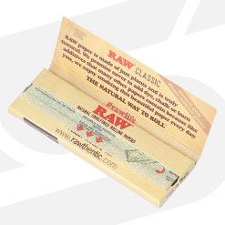 Raw classic rolling paper single wide 50 leaves