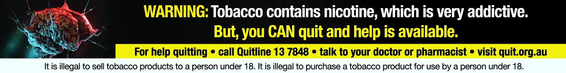 Warning tobacco cingarettes