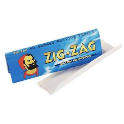 Zig zag blue double slow burning papers 100 leaves at Aussie Smokes