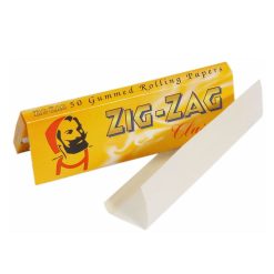 Zig zag yellow medium weight papers 100 leaves at Aussie Smokes
