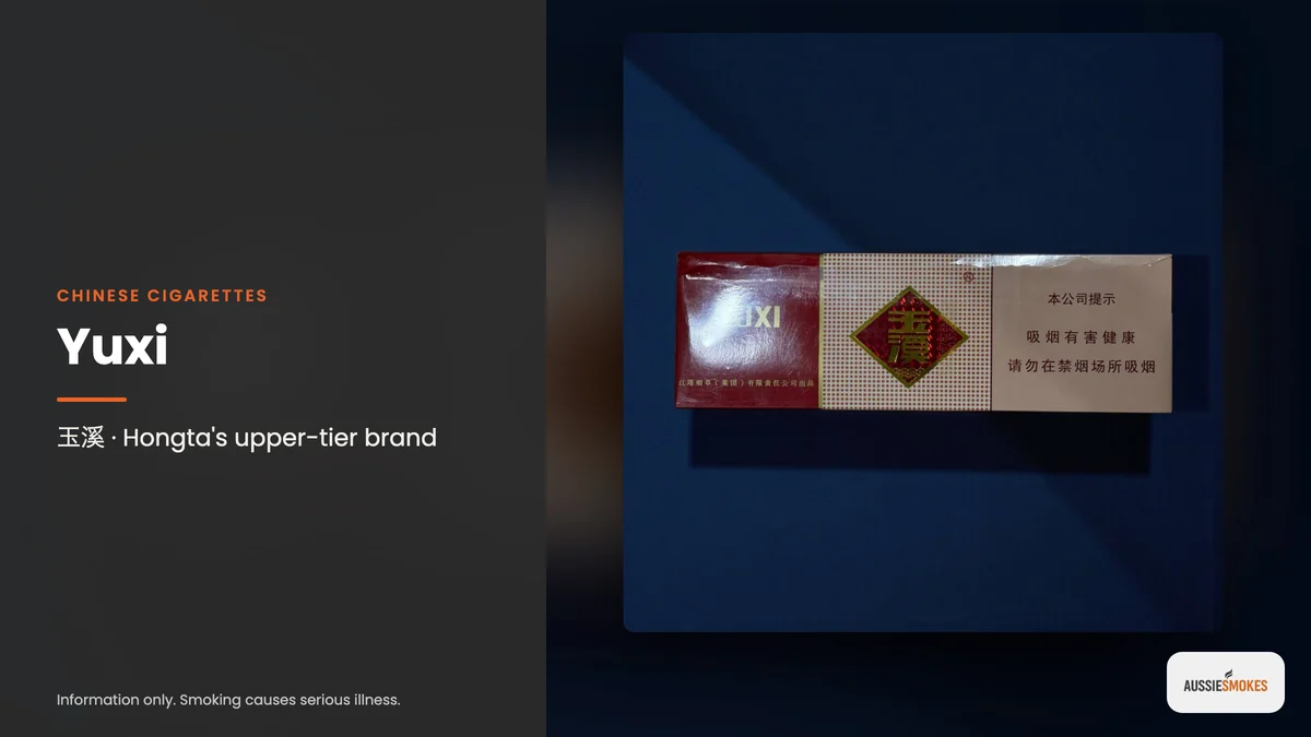 Real photo of Yuxi cigarettes: hongta's upper-tier brand